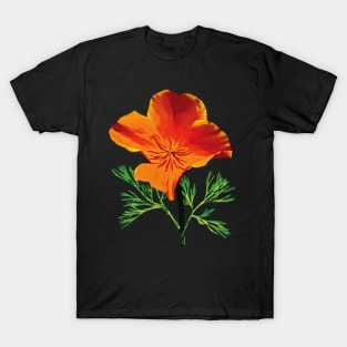 Orange California Poppy T-Shirt